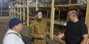 Журналисты Башкирии передали Азату Бадранову в зоне СВО посылки для воинов